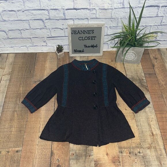 Touch of fairisle wool jacket free people - Picture 8 of 12